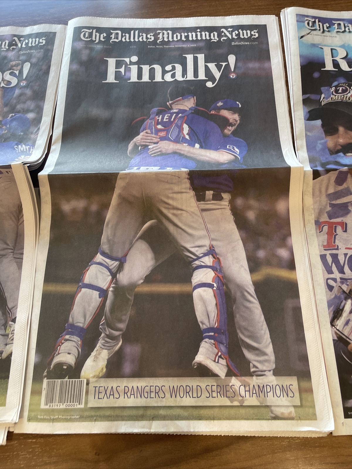 2023 Texas Rangers World Series Champions Dallas Morning News Newspaper FULL SET