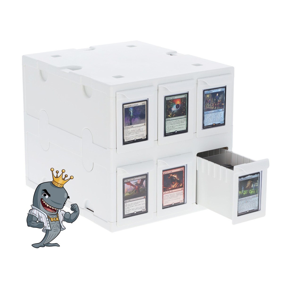 BCW 6 Drawer Card Catalog – White FREE SHIP