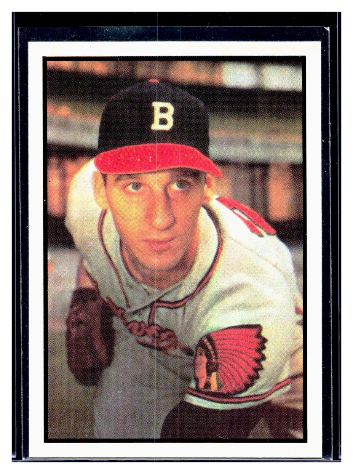 2019 Topps Iconic Card Reprints Warren Spahn #ICR-42 SP Insert Parallel Braves