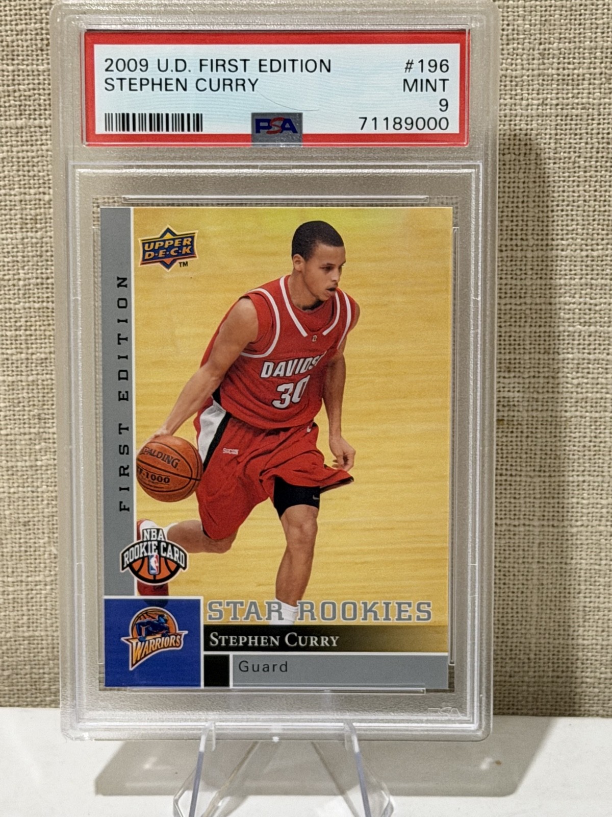 2009-10 Upper Deck First Edition – Star Rookies Stephen Curry #196 (RC)