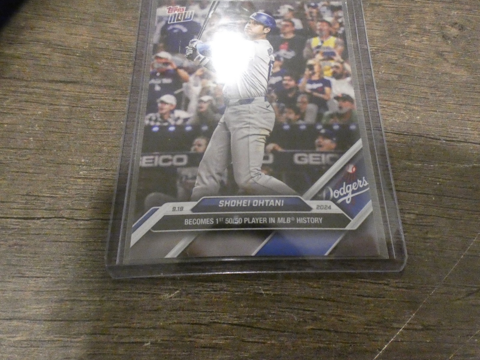 2024 Topps Now SHOHEI OHTANI #722 – 50/50 Club Member Los Angeles Dodgers