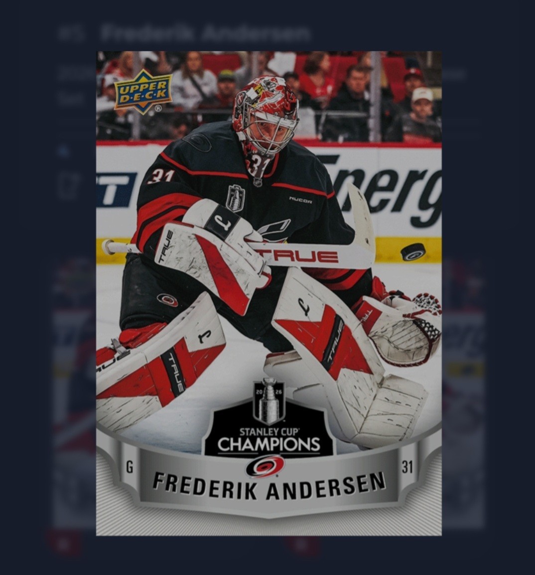 EPACK ONLY 2025-26 Upper Deck Carolina Huricanes Stanley Cup Champions SET