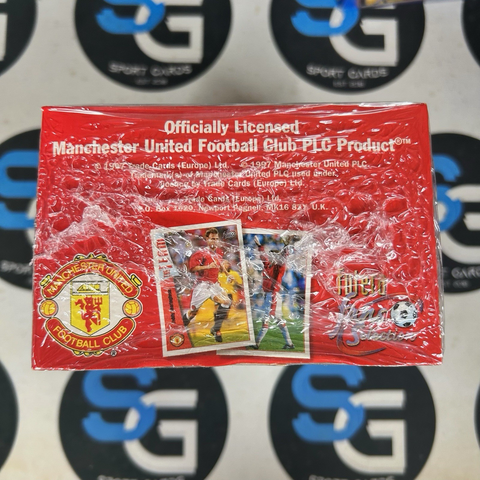 1997 Futera Fans Selection Manchester United Trading Cards Sealed Box (36 Packs)