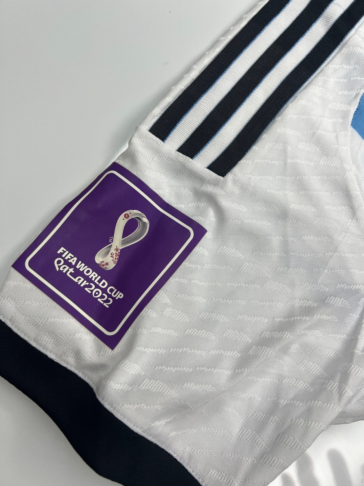 Lionel Messi SIGNED Argentina Final Game WORLD Cup Home Jersey+ COA