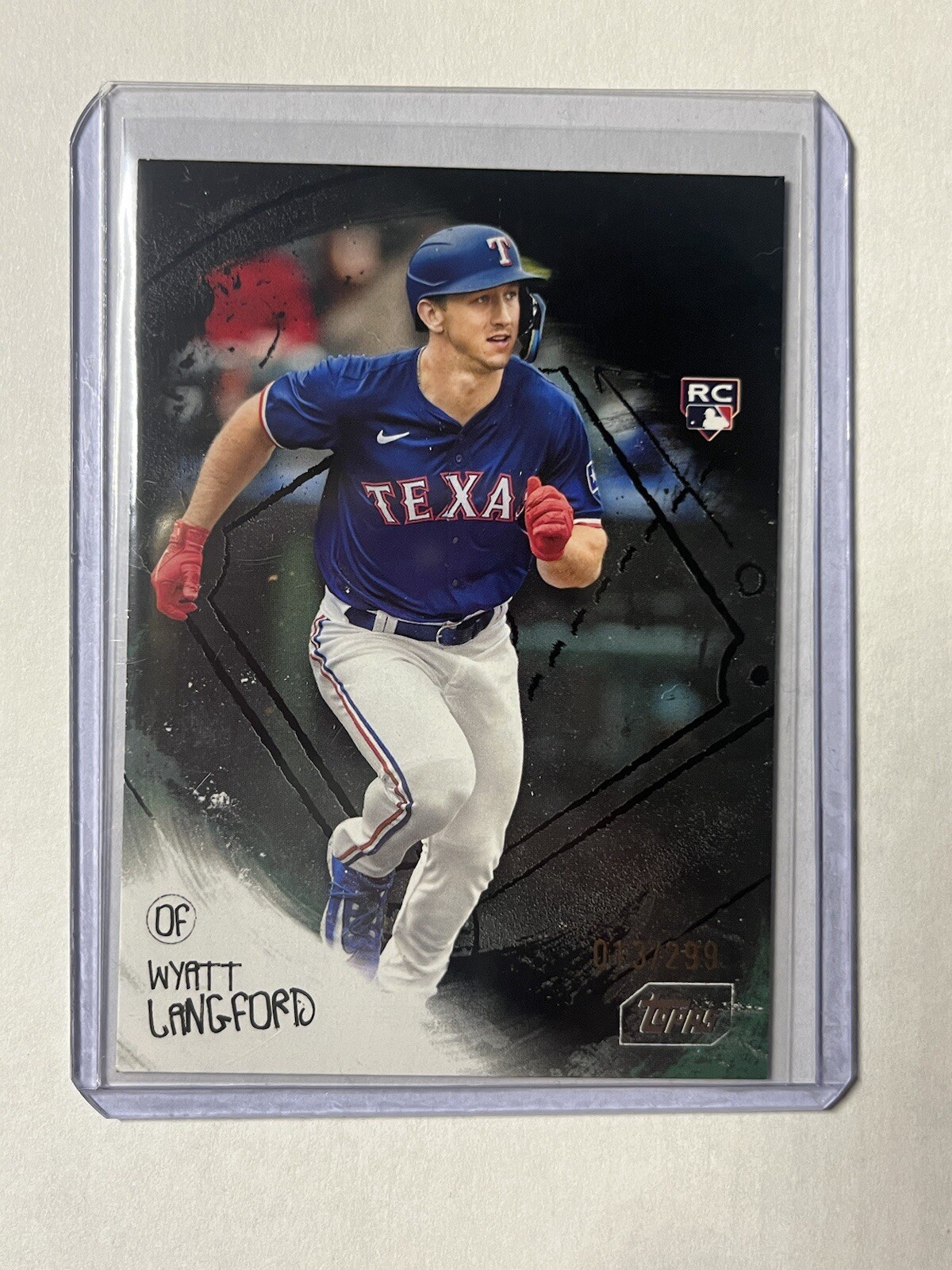 Wyatt Langford RC – 2024 Topps Update All Class Rookie Card #AC-24 – Rangers/299