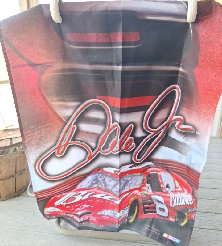 Dale Earnhardt Jr. 2006 Anheuser-Busch NASCAR Racing Pole Flag Color is vivid