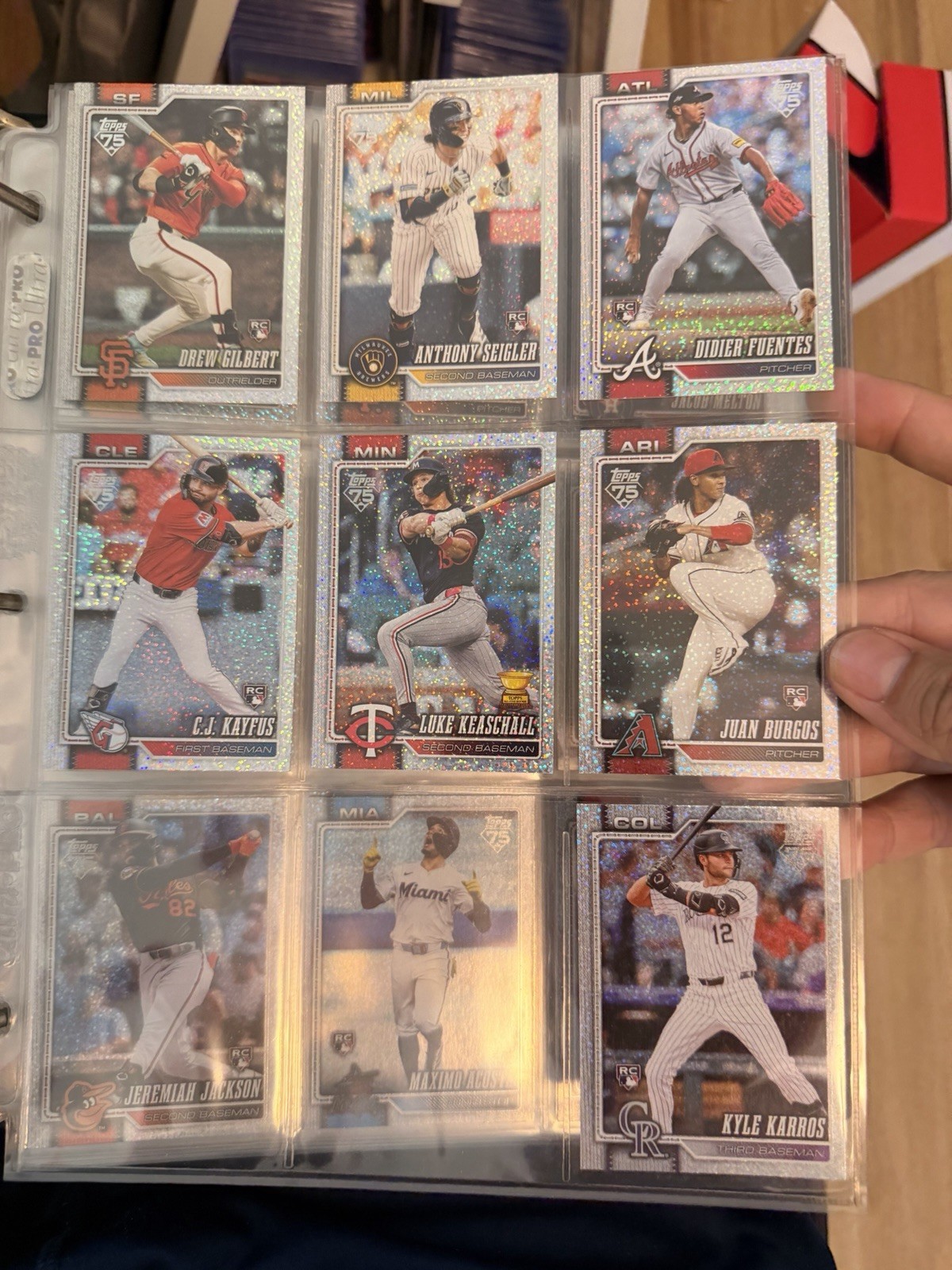 2026 Topps Series 1 CELEBRATION SANDGLITTER CARD LOT