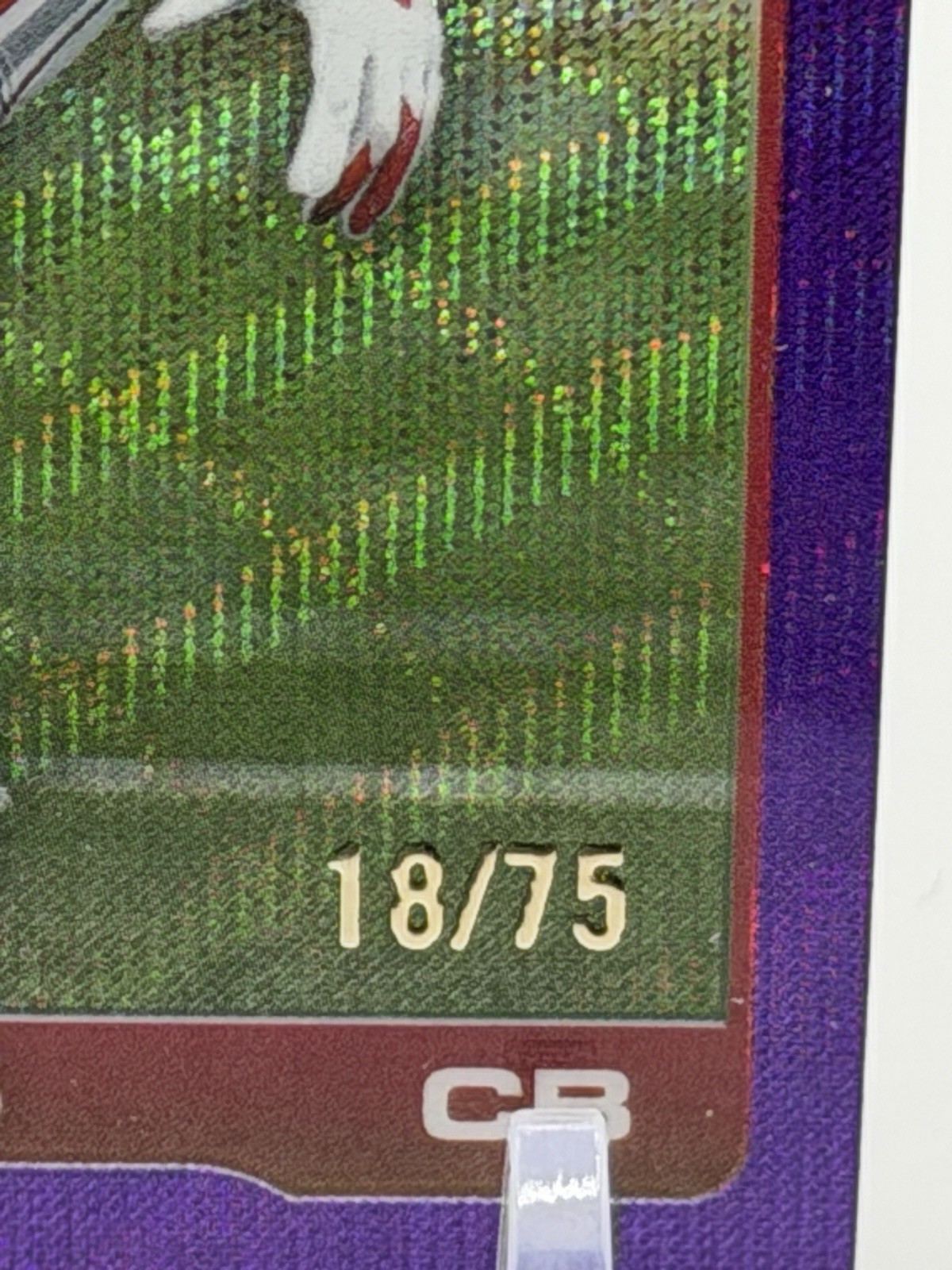 2025 Topps Chrome Garrett Williams #6 Purple Wave Refractor /75 Cardinals