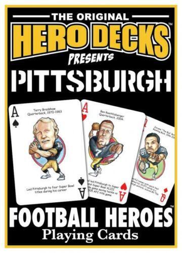 NFL Football Hero Decks Caricature 52 Playing Cards Parady Cards Same Day Ship