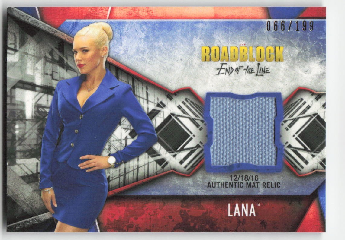2017 Topps WWE Women’s Division Mat Relics /199 Lana #MR-LAA