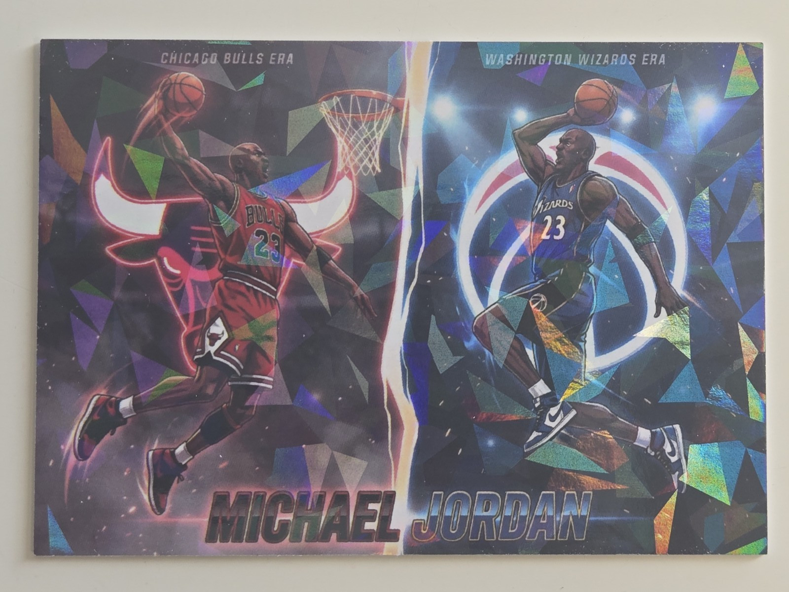 2026 MICHAEL JORDAN ANIME BULLS WIZARDS CRACKED ICE