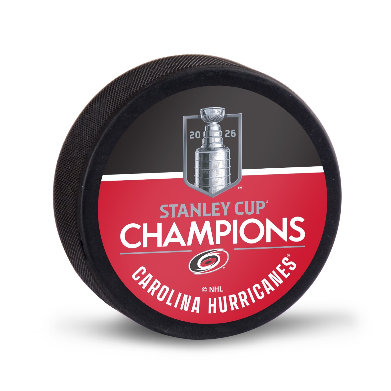 2026 Stanley Cup Champions Carolina Hurricanes Hockey Puck