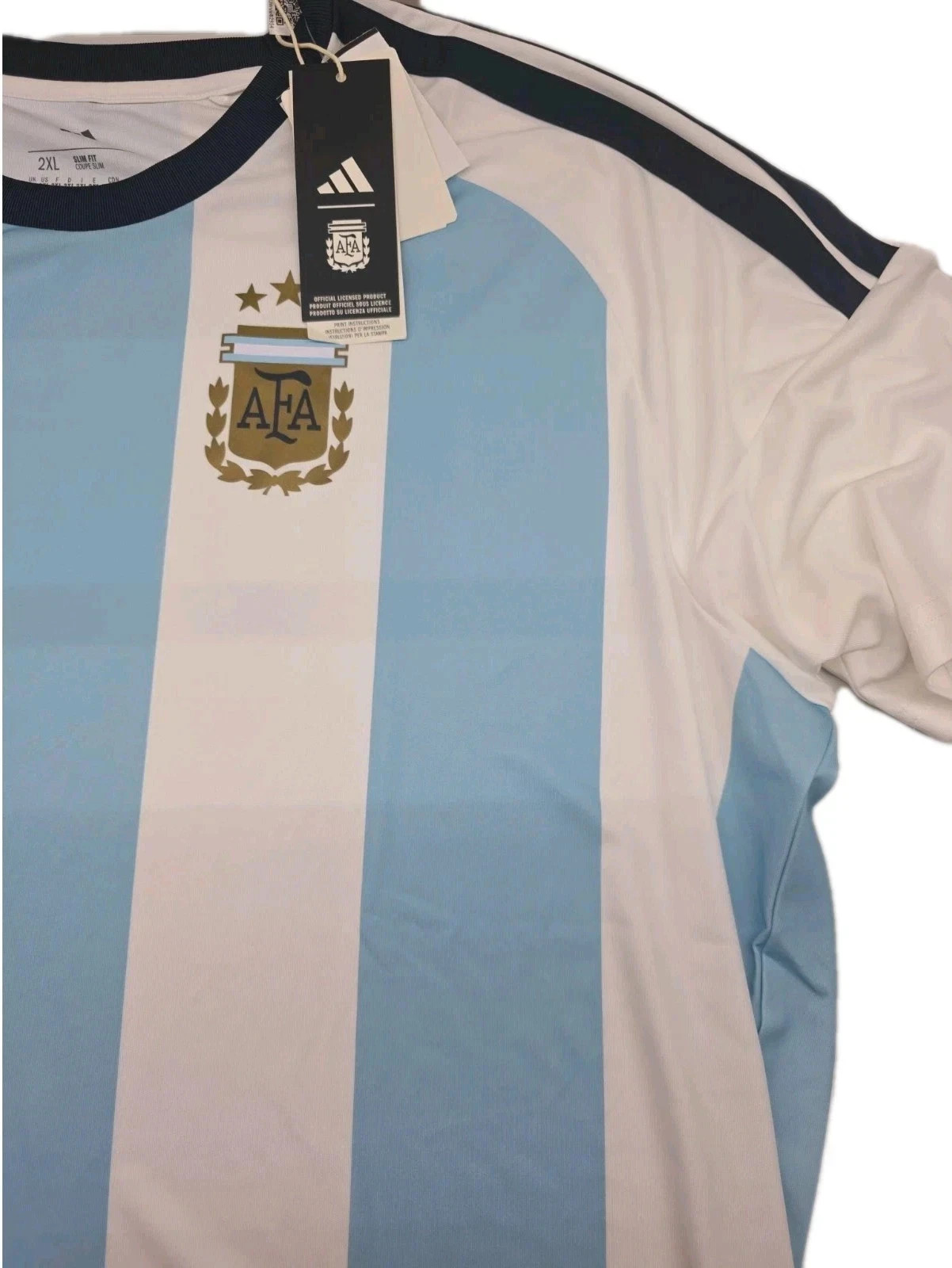 Argentina National Team Soccer Jersey – MENS XL World Cup Fan Ed. Adidas NWT