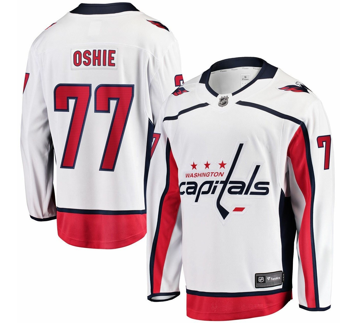 Washington Capitals Fanatics White Breakaway #77 Hockey Jersey New Mens $175