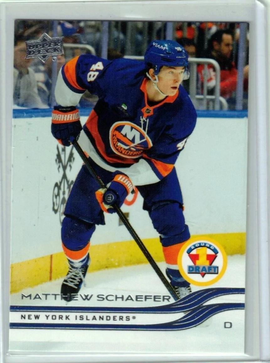 2025-26 UPPER DECK EXTENDED MATTHEW SCHAEFER ROOKIE RC 1ST ROUND DRAFT