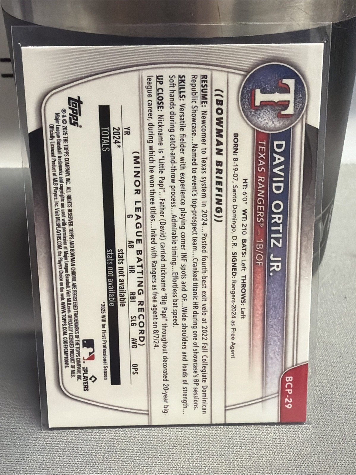 2025 Bowman CHROME Prospects #BCP-1 TO BCP-150 YOU PICK Complete Your Set