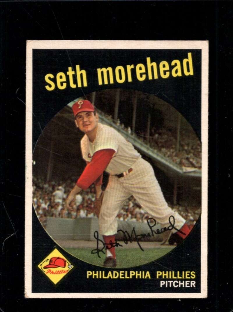 1959 Topps #253 Seth Morehead VG+ (RC) Phillies *X119224