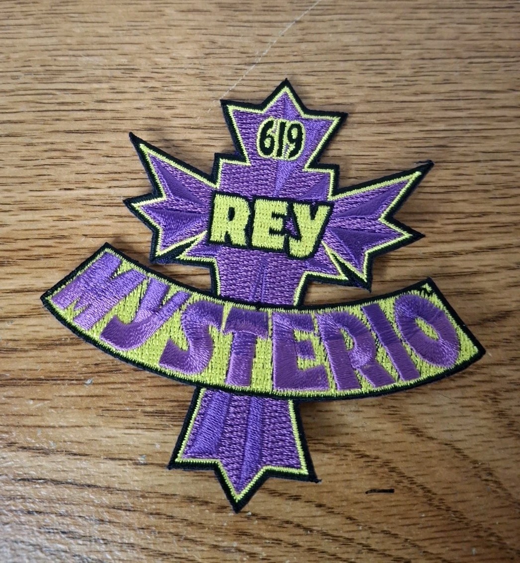 Vintage 2007 WWE Rey Mysterio 619 Embroidered Patch Iron On 4×4 Inches