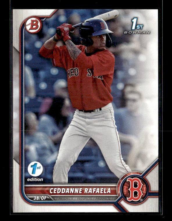 2022 Bowman 1st Edition #BPPF-61 Ceddanne Rafaela Boston Red Sox