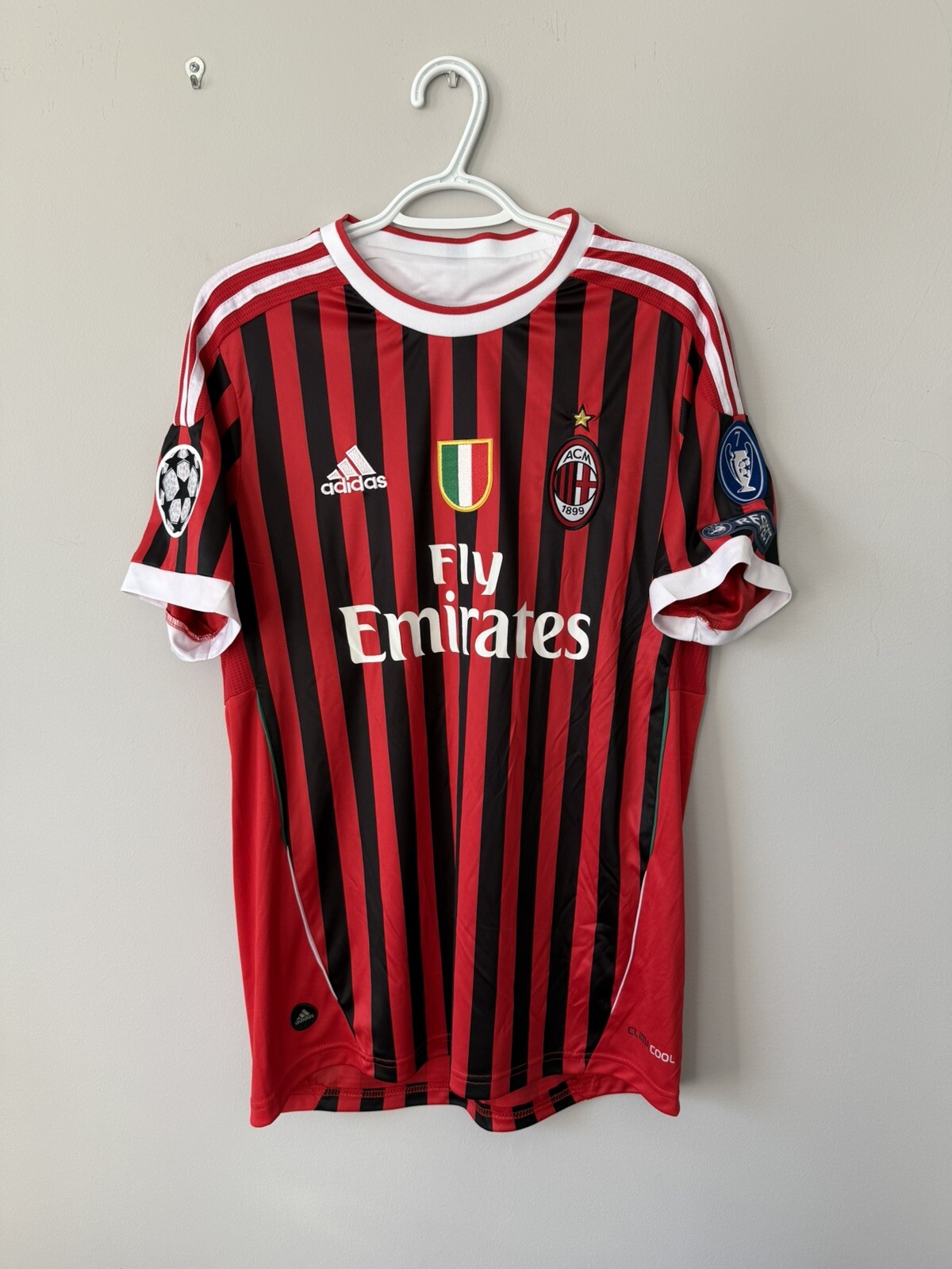 Zlatan Ibrahimovic AC Milan Champions League New Men’s Retro Soccer Jersey – XXL