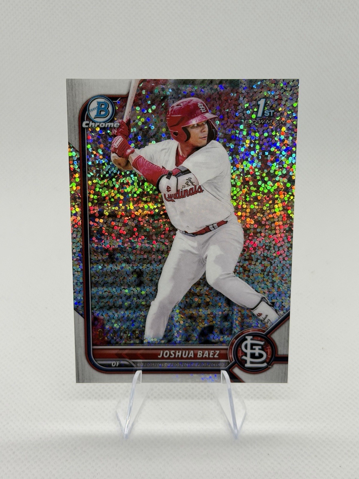 2022 Bowman – Chrome Prospects Joshua Baez #BCP-112 Speckle Refractor /299 (RC)