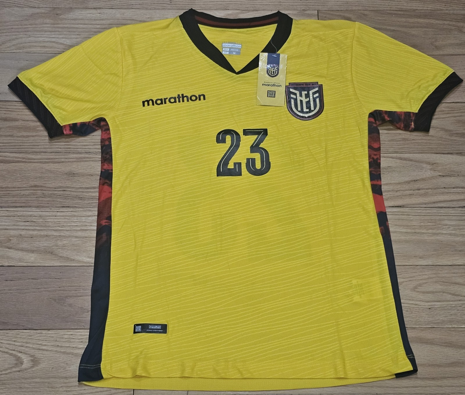 Ecuador National Soccer Team Yellow Jersey World Cup 2026 Moises Caicedos