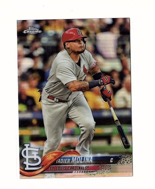 Yadier Molina 2018 Topps Chrome #24 Refractor
