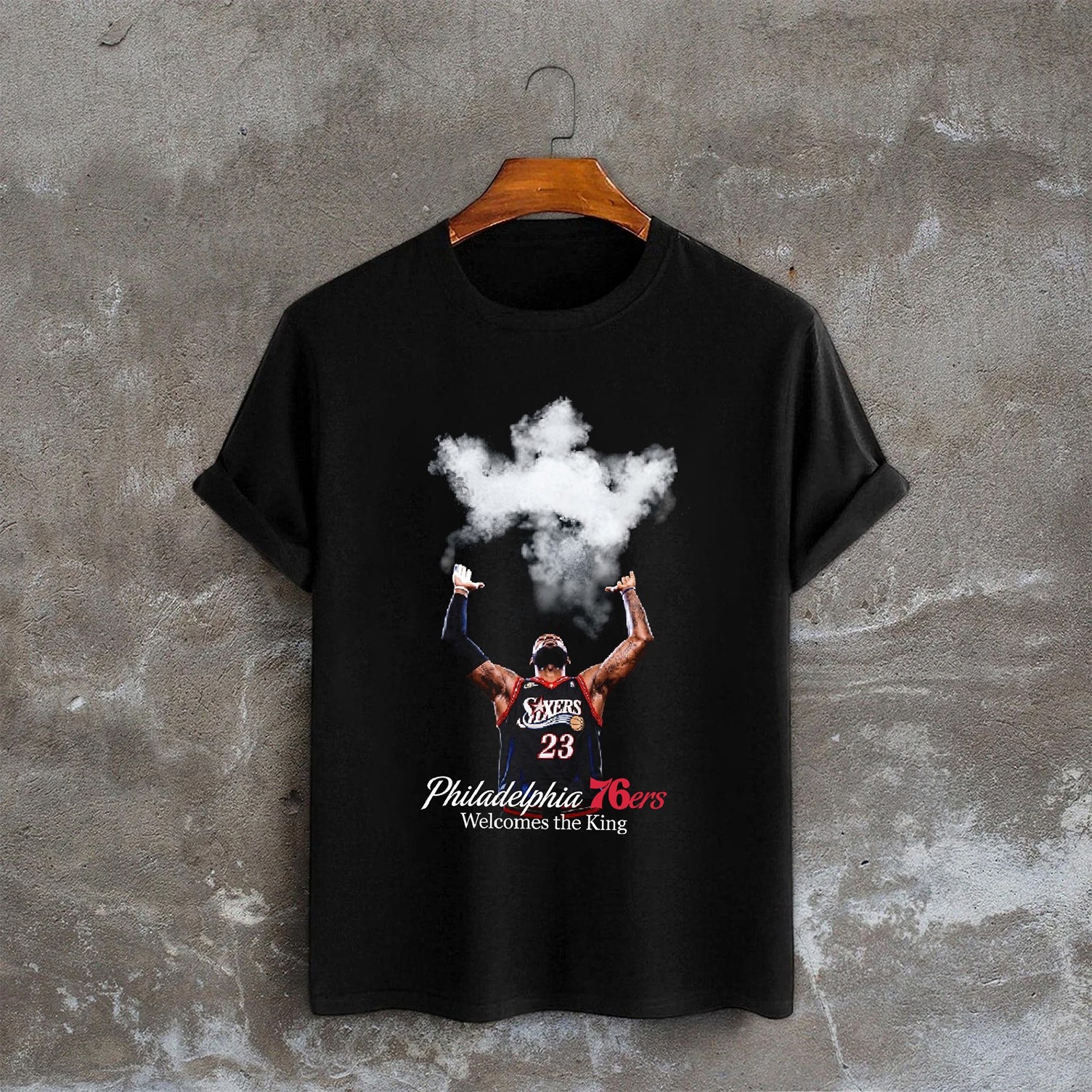 King Lebron James 23 Philadelphia 76ers T-Shirt