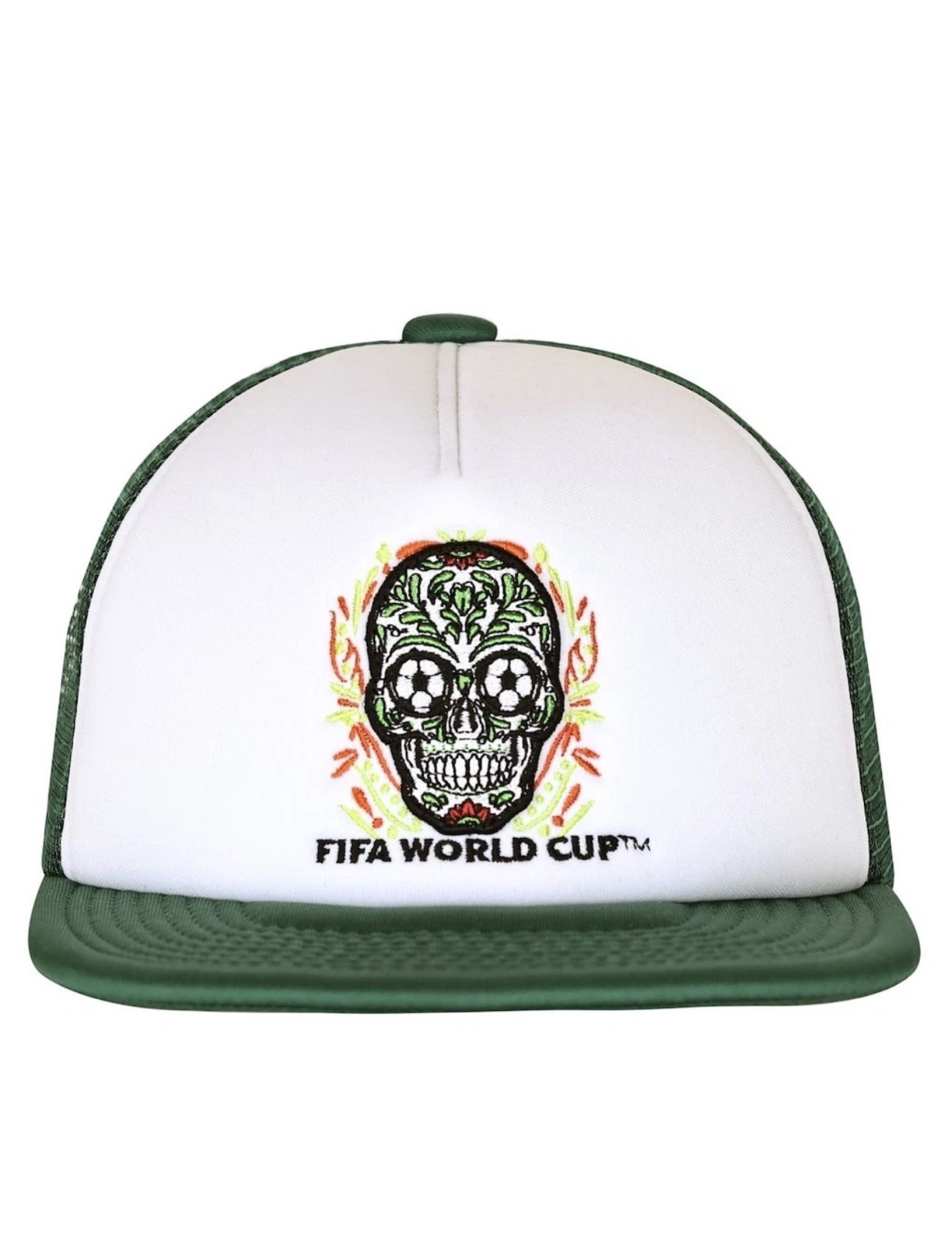 Authentic Mexico Soccer Team outerstuff Trucker Hat White Green