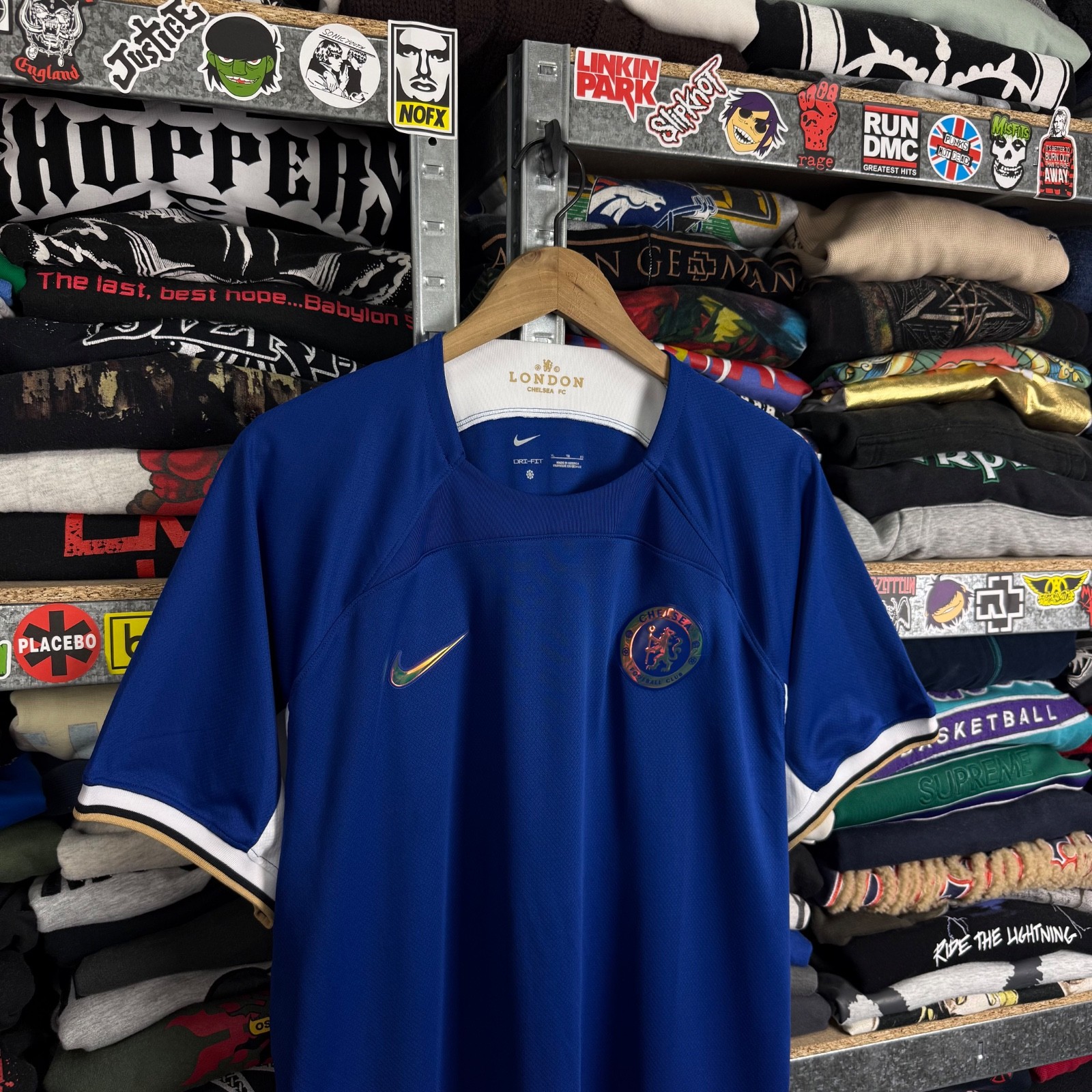 CHELSEA FC 2023 2024 HOME FOOTBALL SHIRT SOCCER JERSEY NIKE MENS SIZE XLARGE