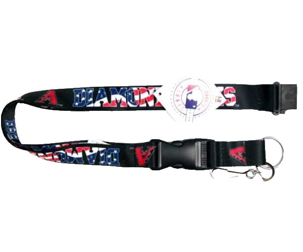 Celebrate USA 250 Years w/Az Diamondbacks Lanyard Keychain US Stars & Stripes