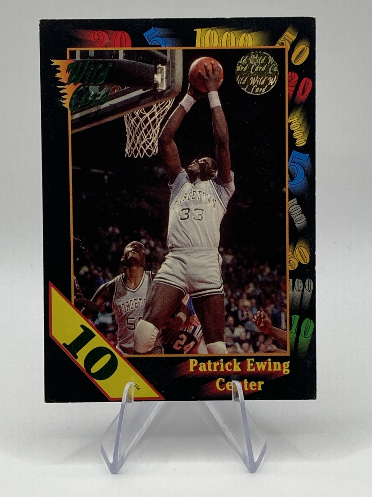1992 Wild Card Collegiate – Patrick Ewing #15 Georgetown