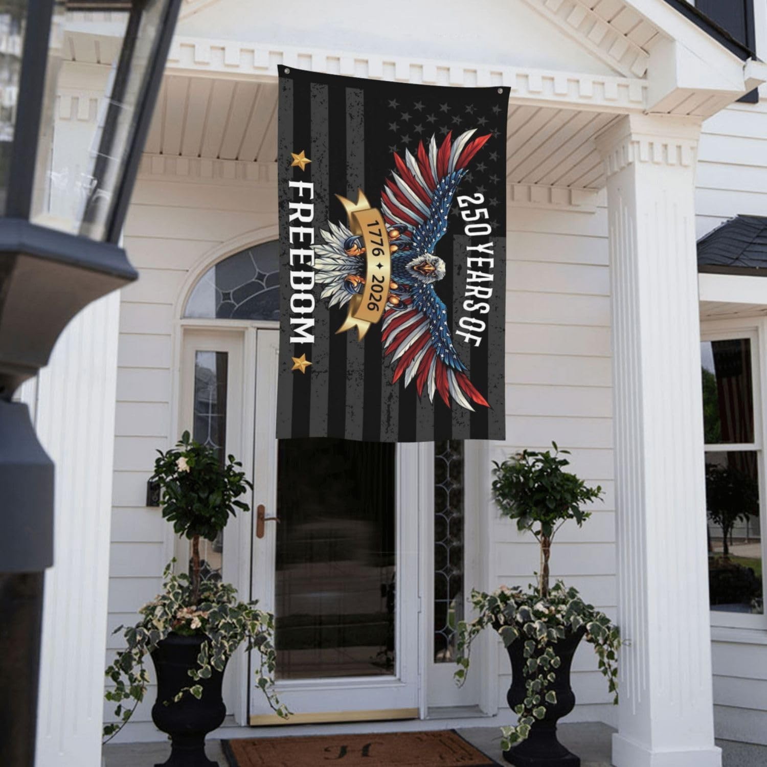 250 Years America Flag – 3×5 FT (60 inches x 36 inches), 250 Black