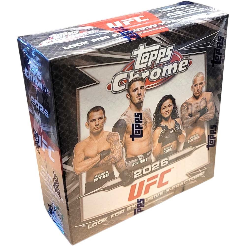 2026 Topps Chrome UFC Mega Box Factory Sealed Brand New 6 Packs Fighting FT