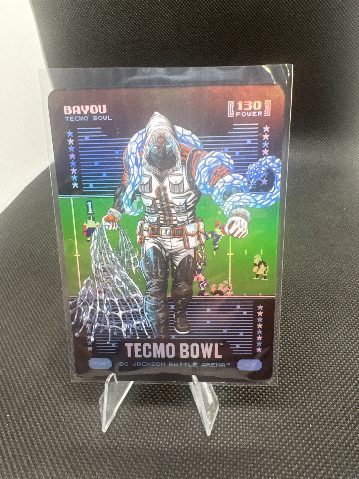 Bo Jackson Battle Arena Techmo Bowl 1st Edition Bayou Battlefoil