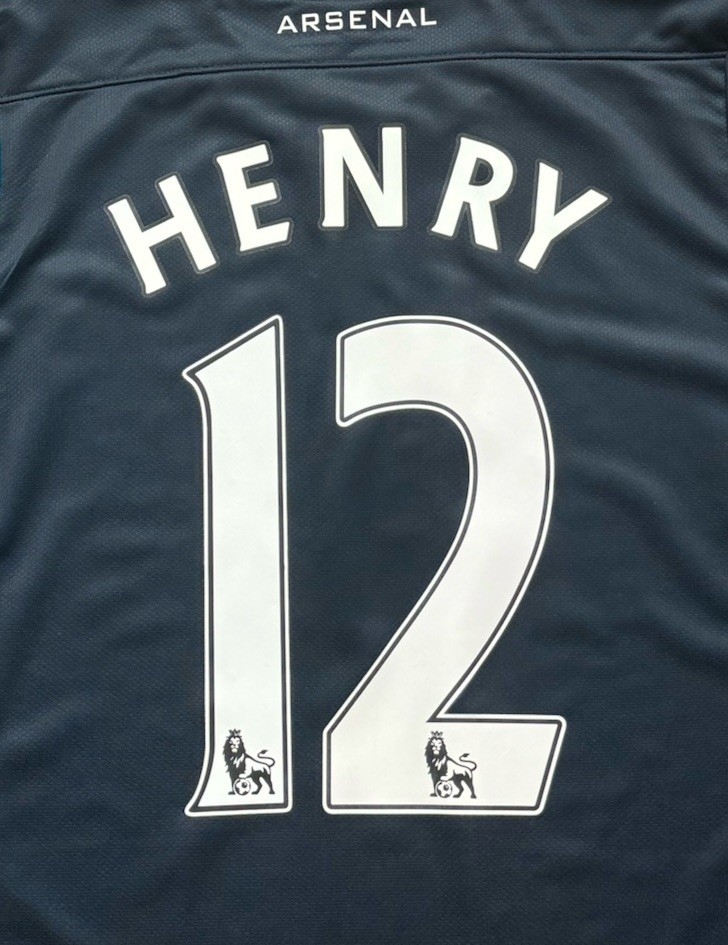2011/12 Arsenal Authentic Away Jersey #12 Henry Large Long Sleeve Player Specs