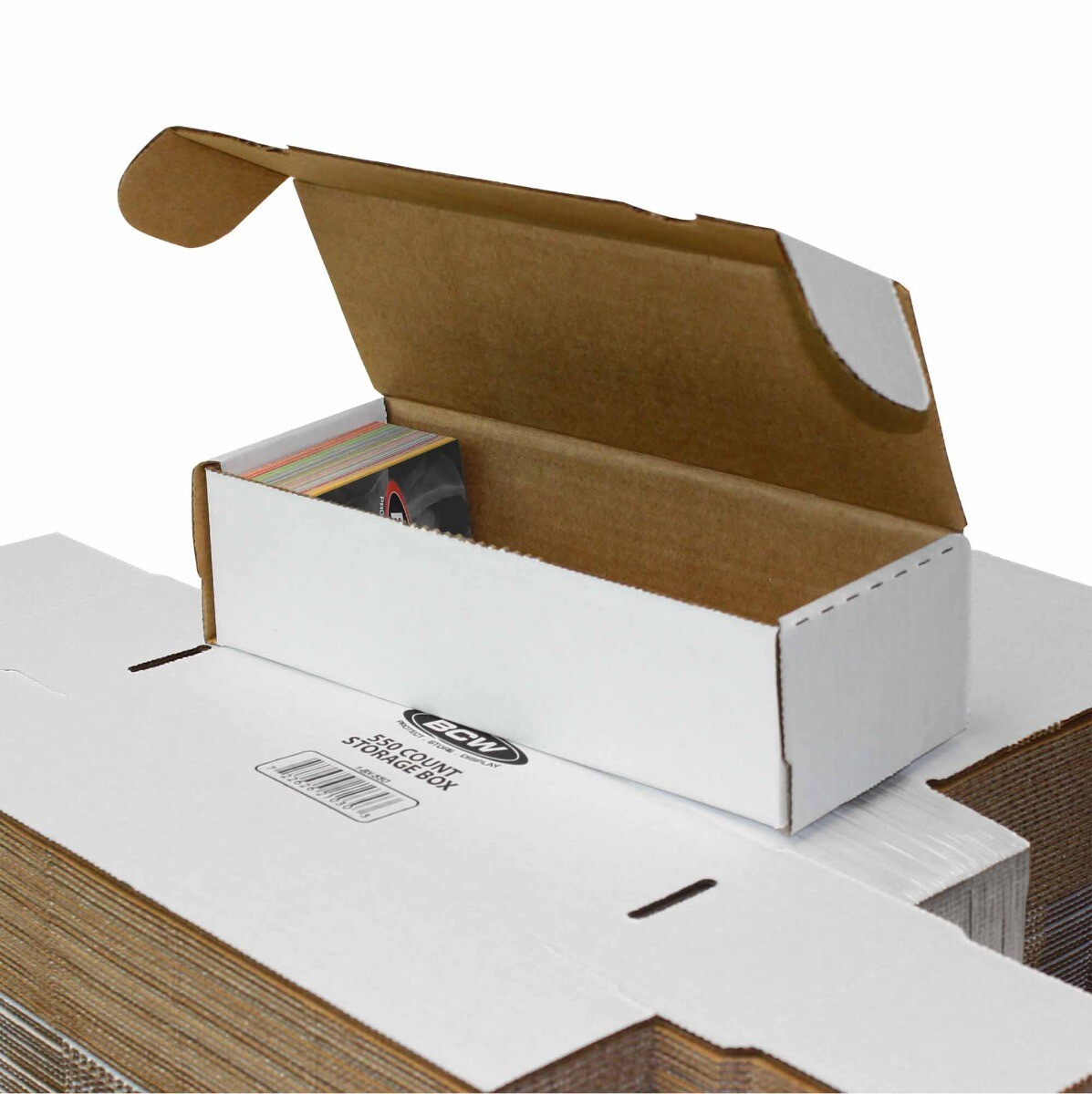 Lot of 10 BCW 5000 ct Cardboard Baseball Card SUPER MONSTER 5-Row Storage Boxes