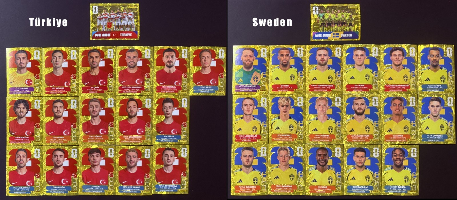 2026 Panini FIFA World Cup Sticker Gold Flood Crumple Singles (You Pick)