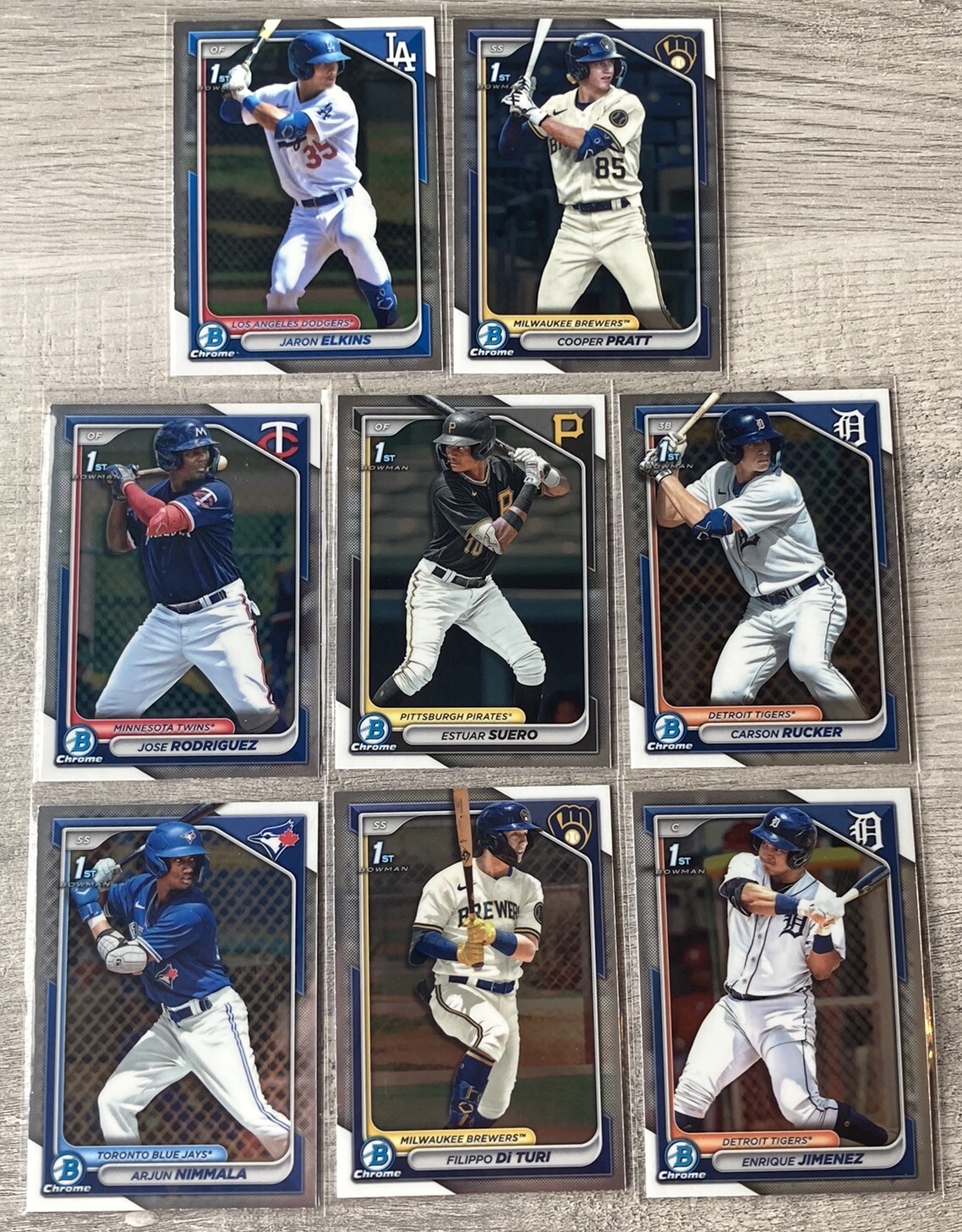 2024 Bowman CHROME 1st & Prospects BCP-1 to BCP-150 You Pick / Complete Your Set