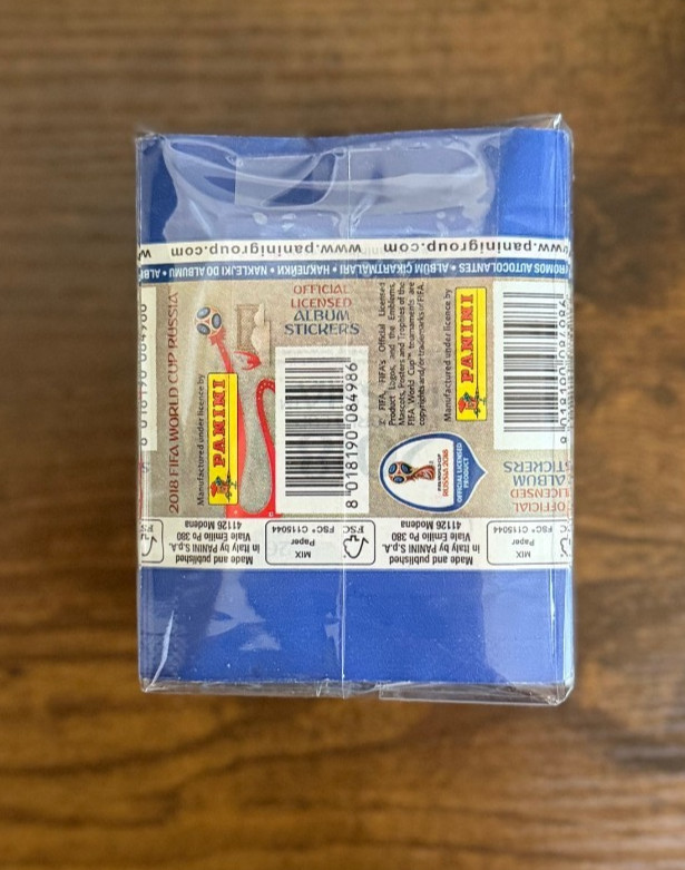 2018 Panini FIFA World Cup Russia Stickers Sealed Packs (50 Packets) BRAND NEW