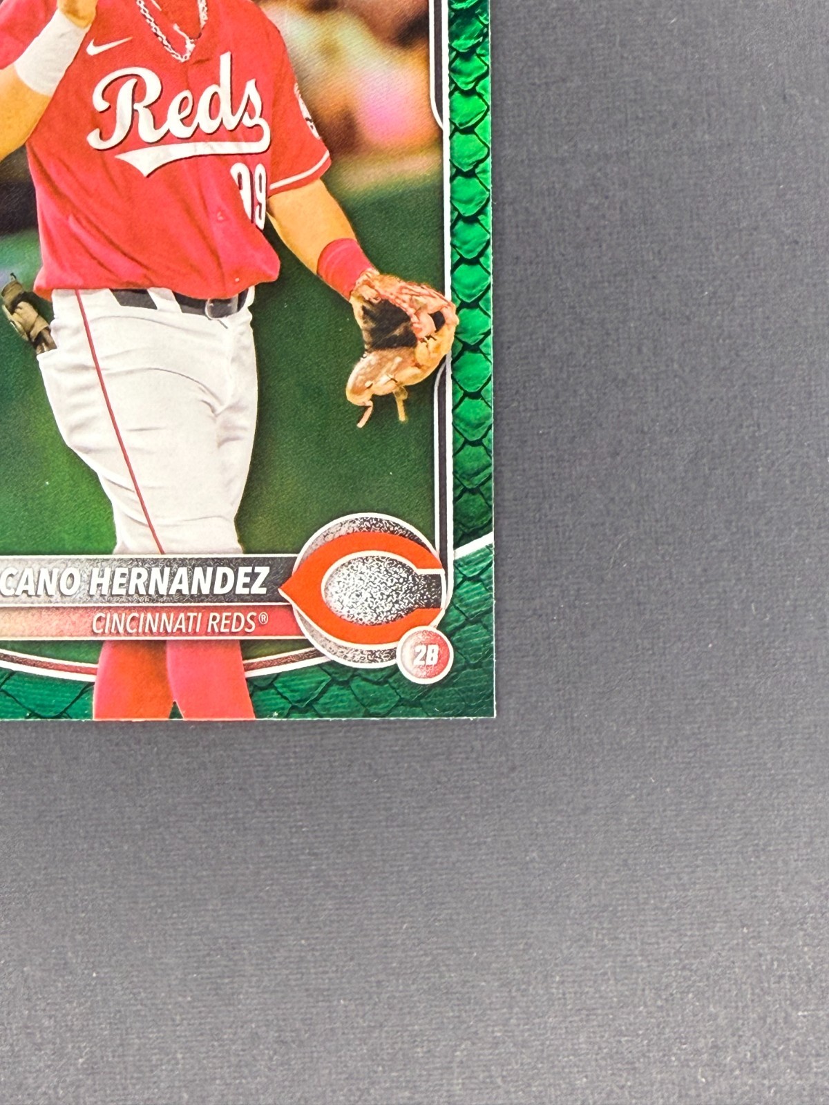 ICHIRO CANO HERNANDEZ 2025 Bowman Chrome 1st Green Reptilian Refractor Auto /99