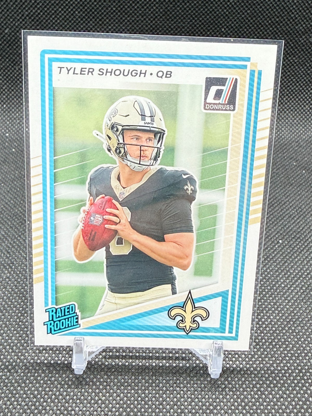 2025 Donruss 🏈 RATED ROOKIE Tyler Shough #304 – New Orleans Saints