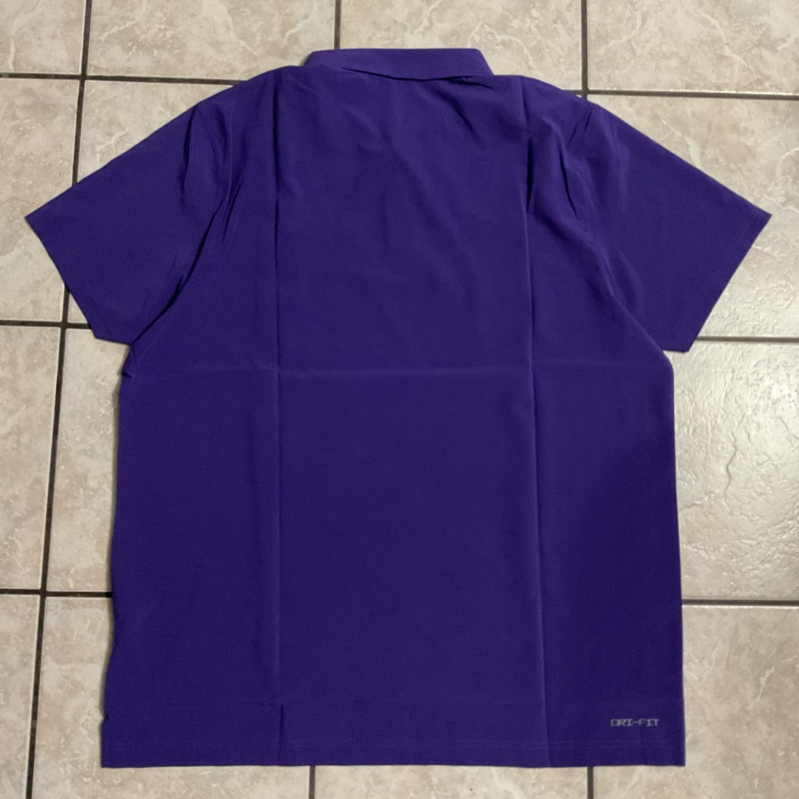 LSU Tigers Nike Dri-Fit Polo Shirt Purple Mens XL HJ7938-547