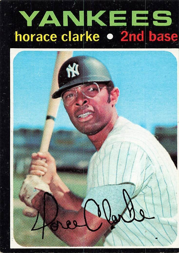 HORACE CLARKE 1971 TOPPS BASEBALL HI #’S #715