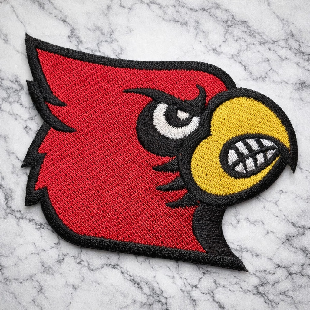 LOUISVILLE CARDINALS NCAA Embroidered Iron/Sew On Patch 3X2″ SHIPPED FROM USA