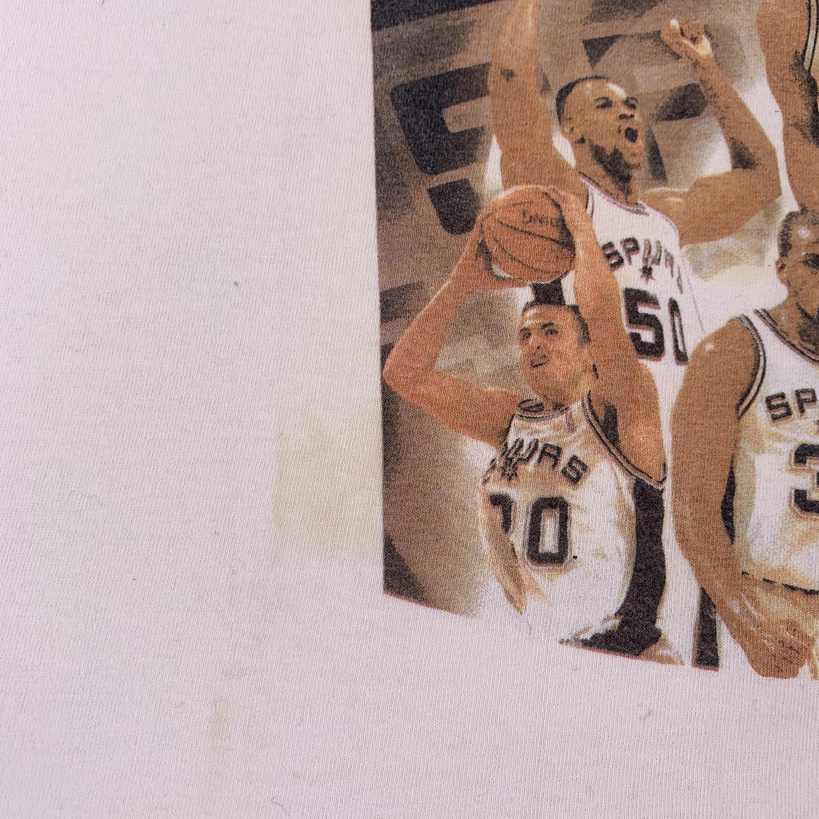 Vintage San Antonio Spurs Shirt Mens 2XL White NBA Basketball David Robinson