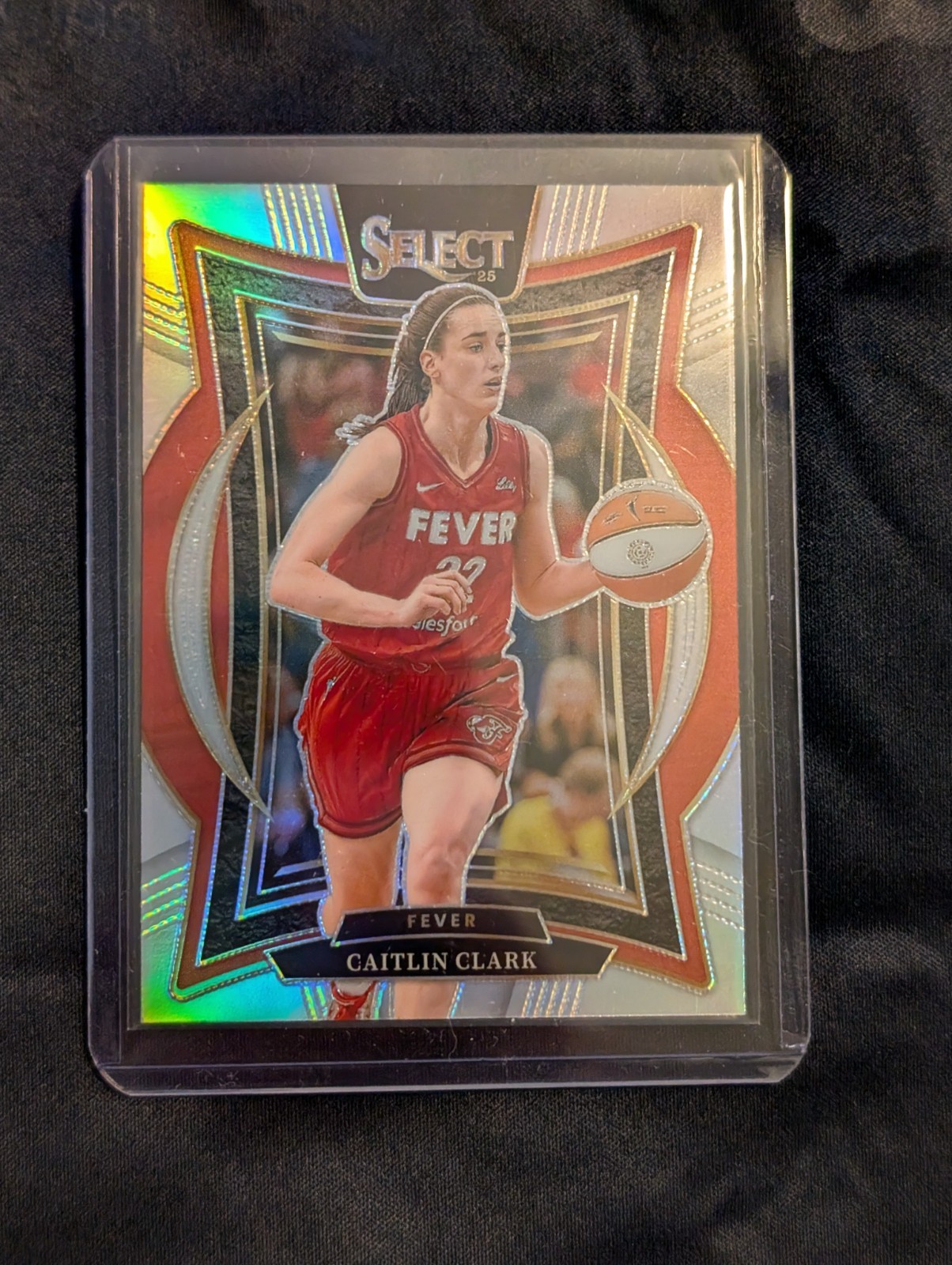 CAITLIN CLARK 2025 SELECT WNBA CONCOURSE SILVER PRIZM #41 INDIANA FEVER