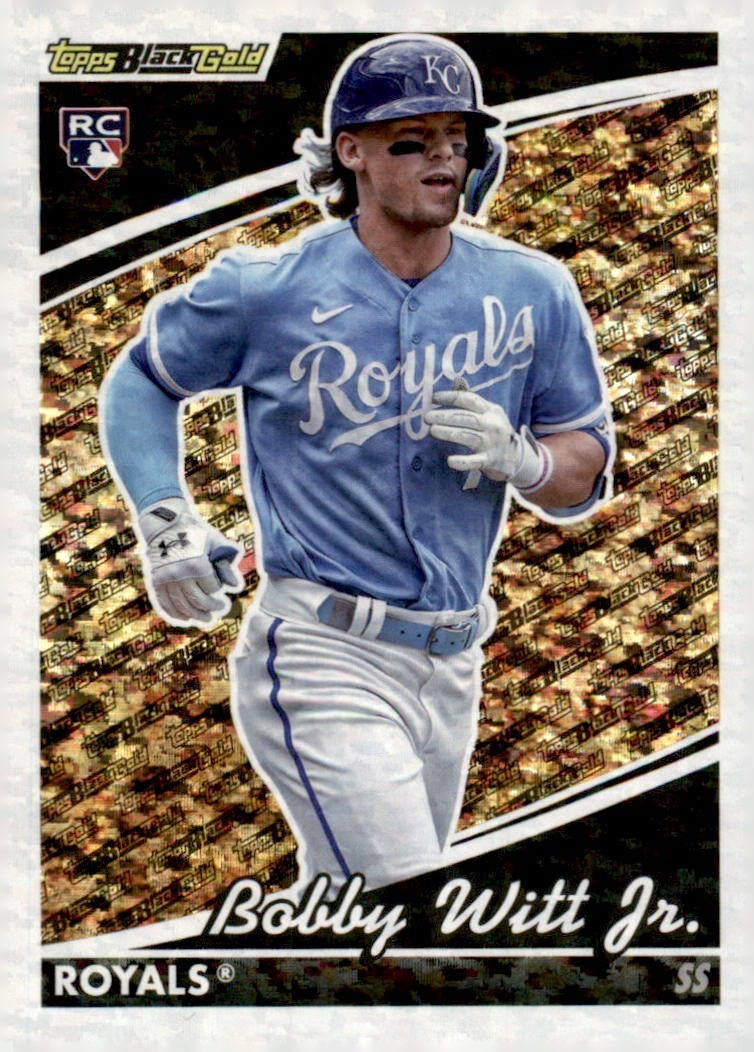 2022 Topps Black Gold Bobby Witt Jr Rc #Sg-11