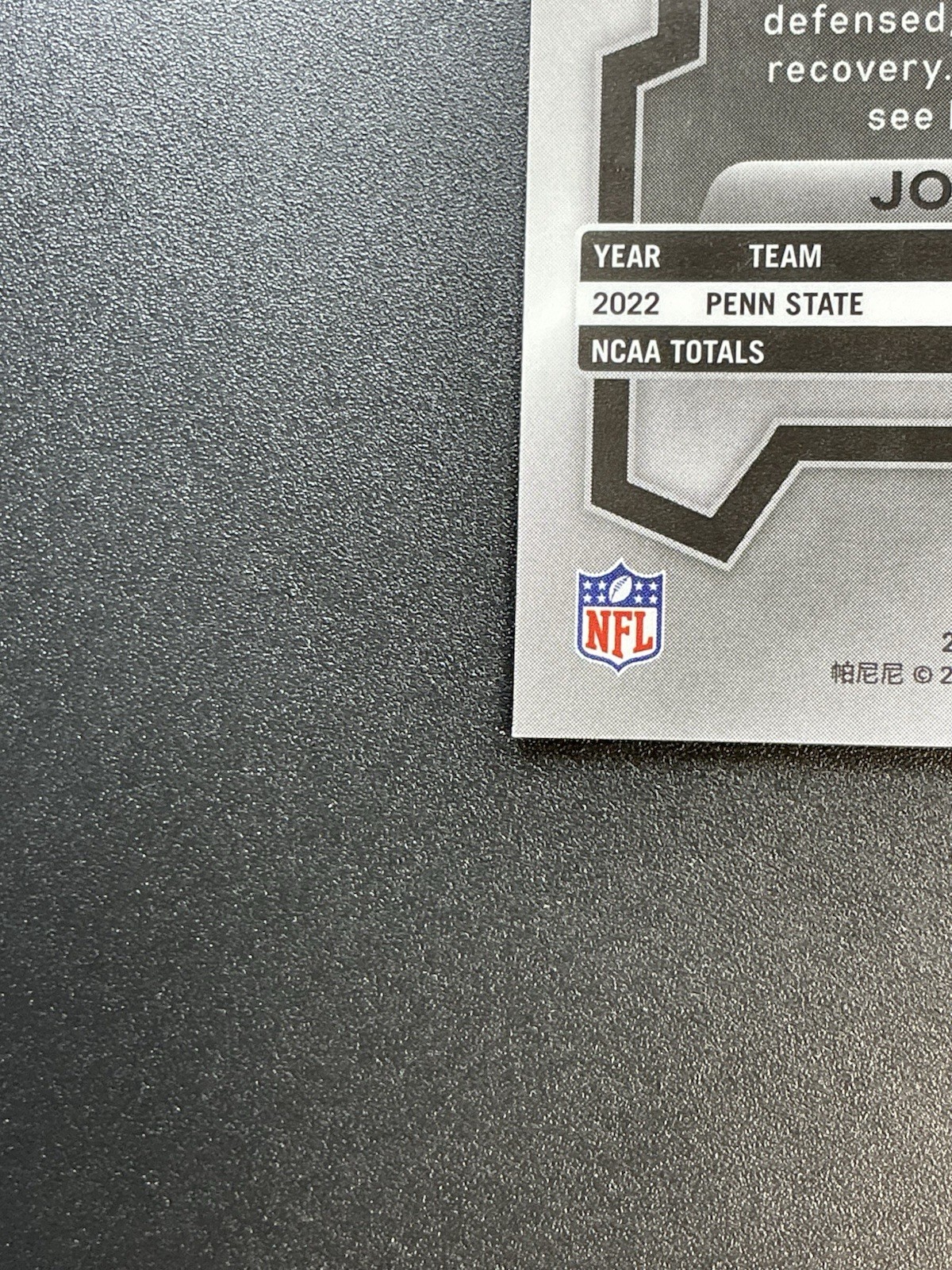 2023 Panini Prizm Joey Porter Jr Pandora Prizm Rookie RC /400 Steelers #386