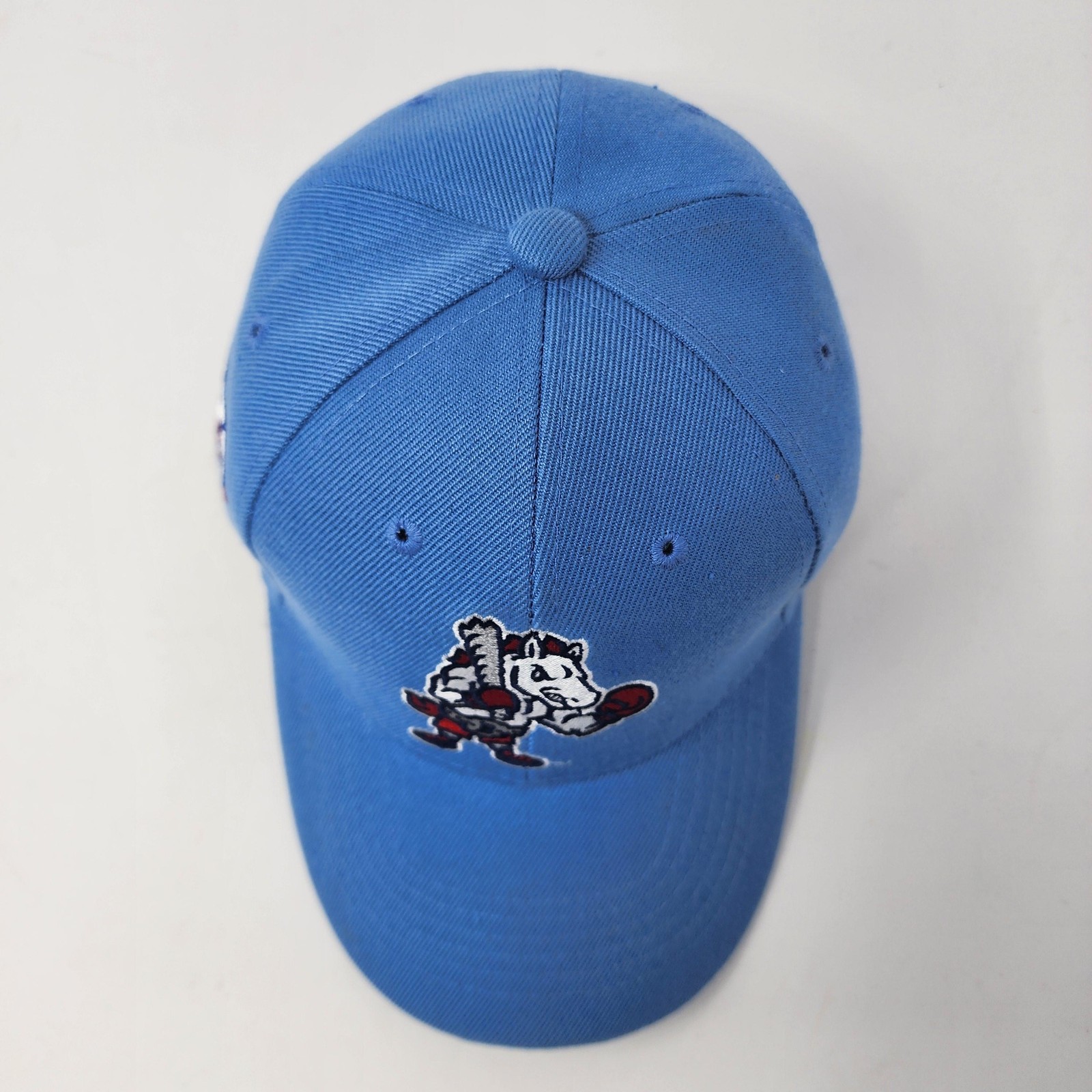Binghamton Rumble Ponies Hat Cap Strap Back One Size Blue Sports Mascot Mens
